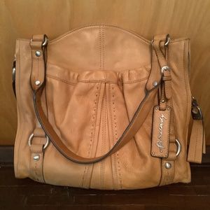B. Makowsky Pebble Leather Shoulder Bag